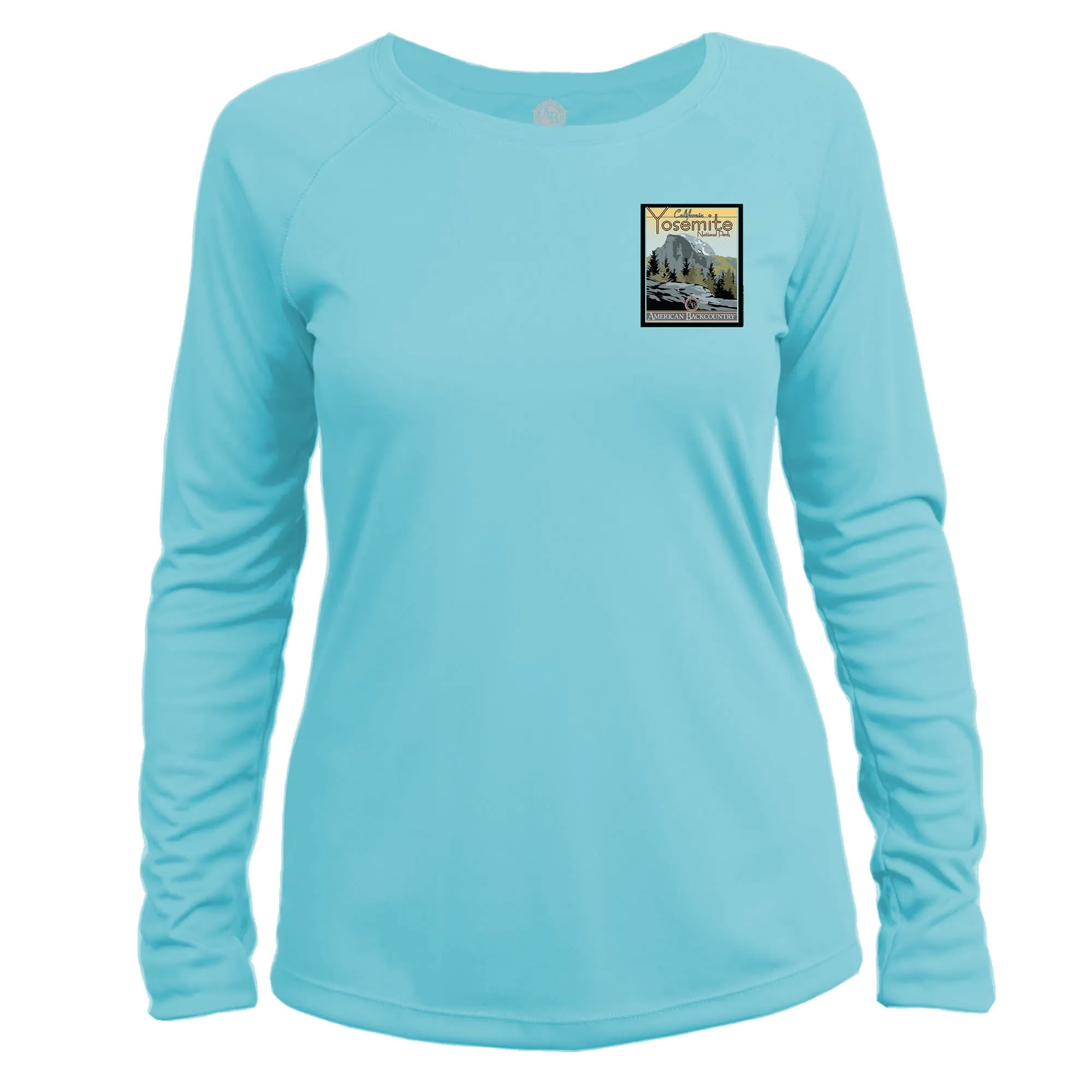 Yosemite National Park Vintage Destinations Long Sleeve Microfiber Women's T-Shirt