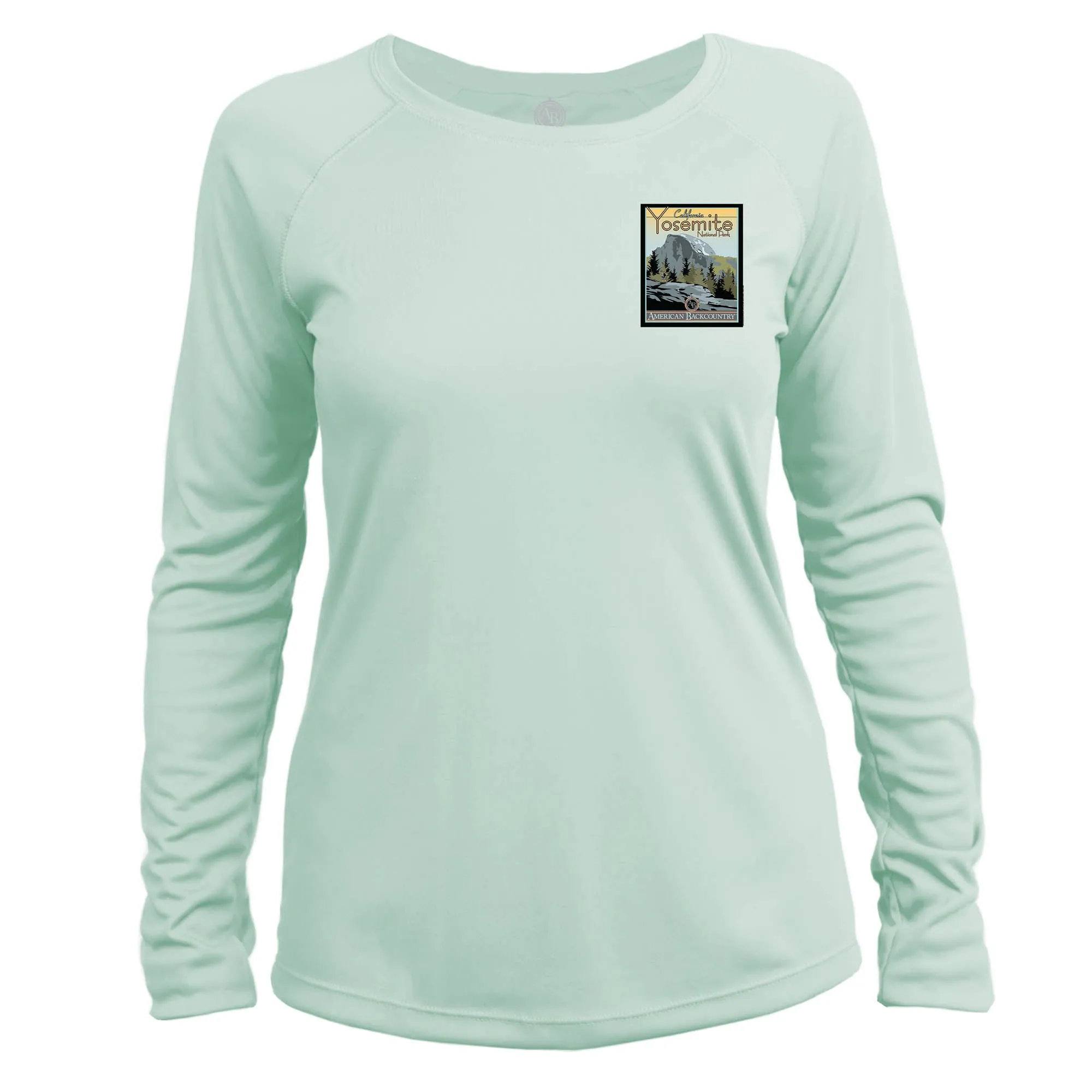 Yosemite National Park Vintage Destinations Long Sleeve Microfiber Women's T-Shirt