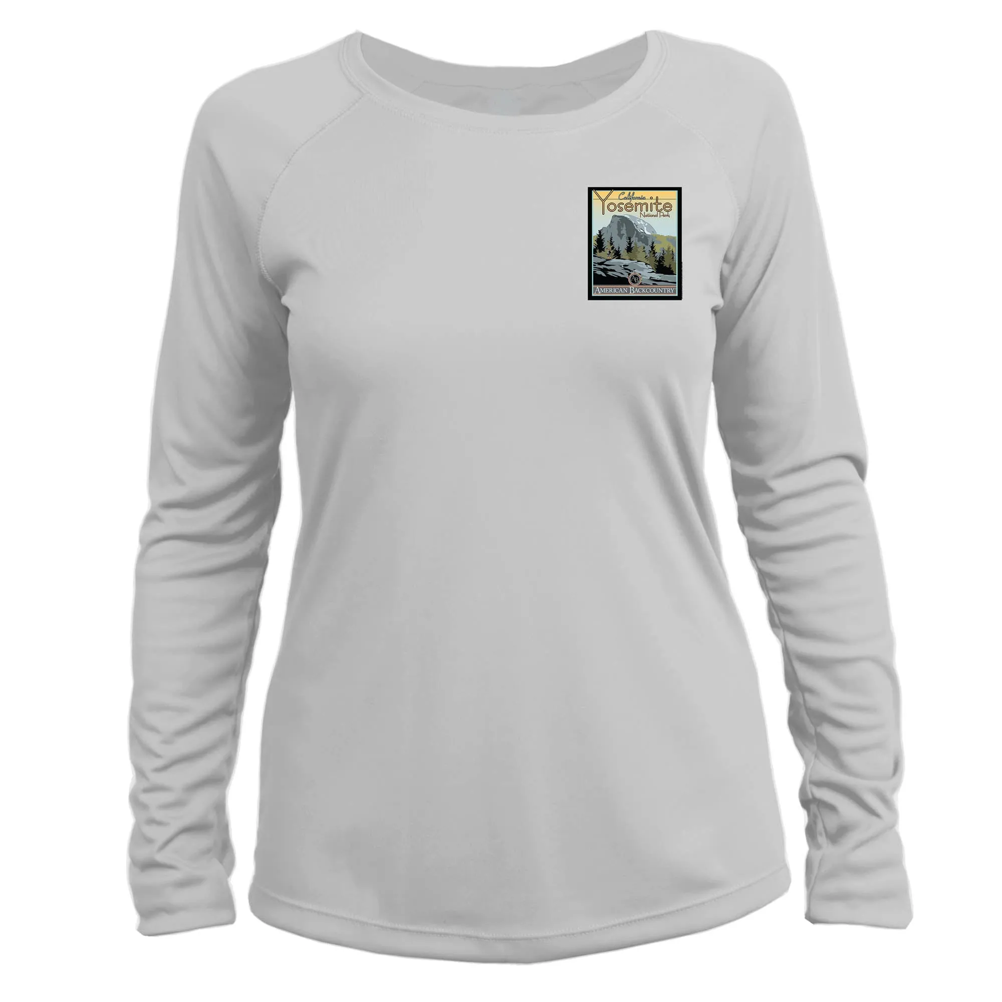 Yosemite National Park Vintage Destinations Long Sleeve Microfiber Women's T-Shirt