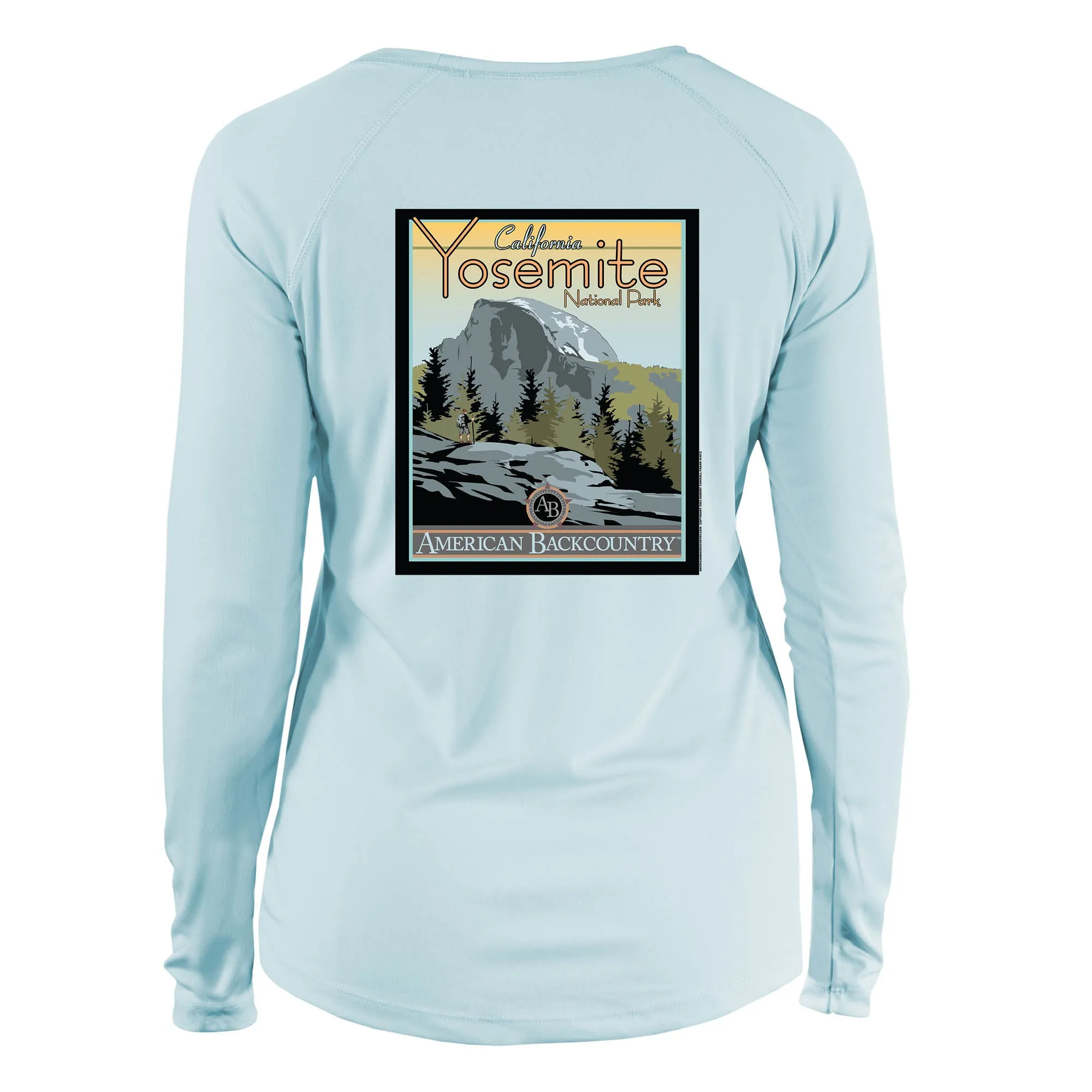 Yosemite National Park Vintage Destinations Long Sleeve Microfiber Women's T-Shirt