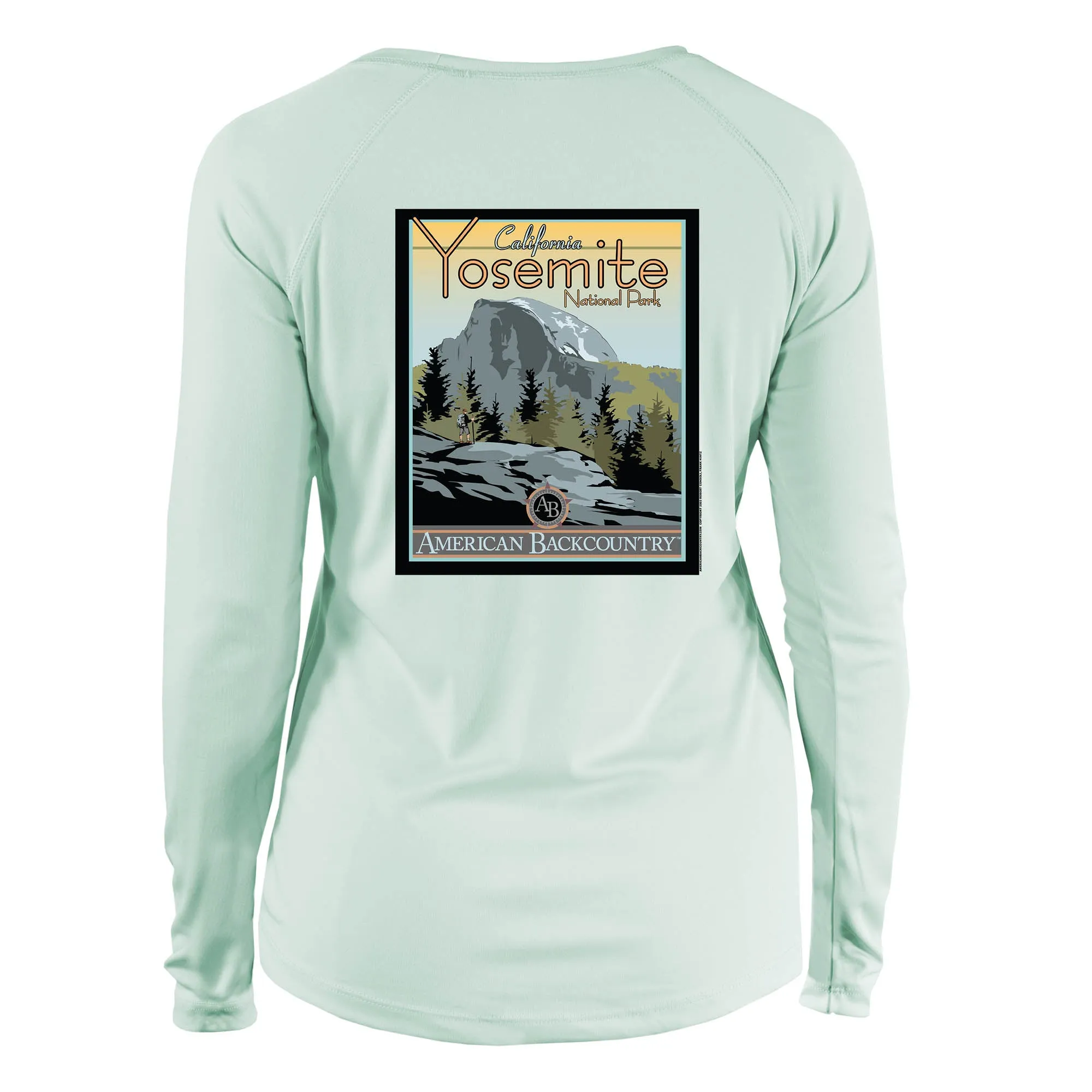 Yosemite National Park Vintage Destinations Long Sleeve Microfiber Women's T-Shirt