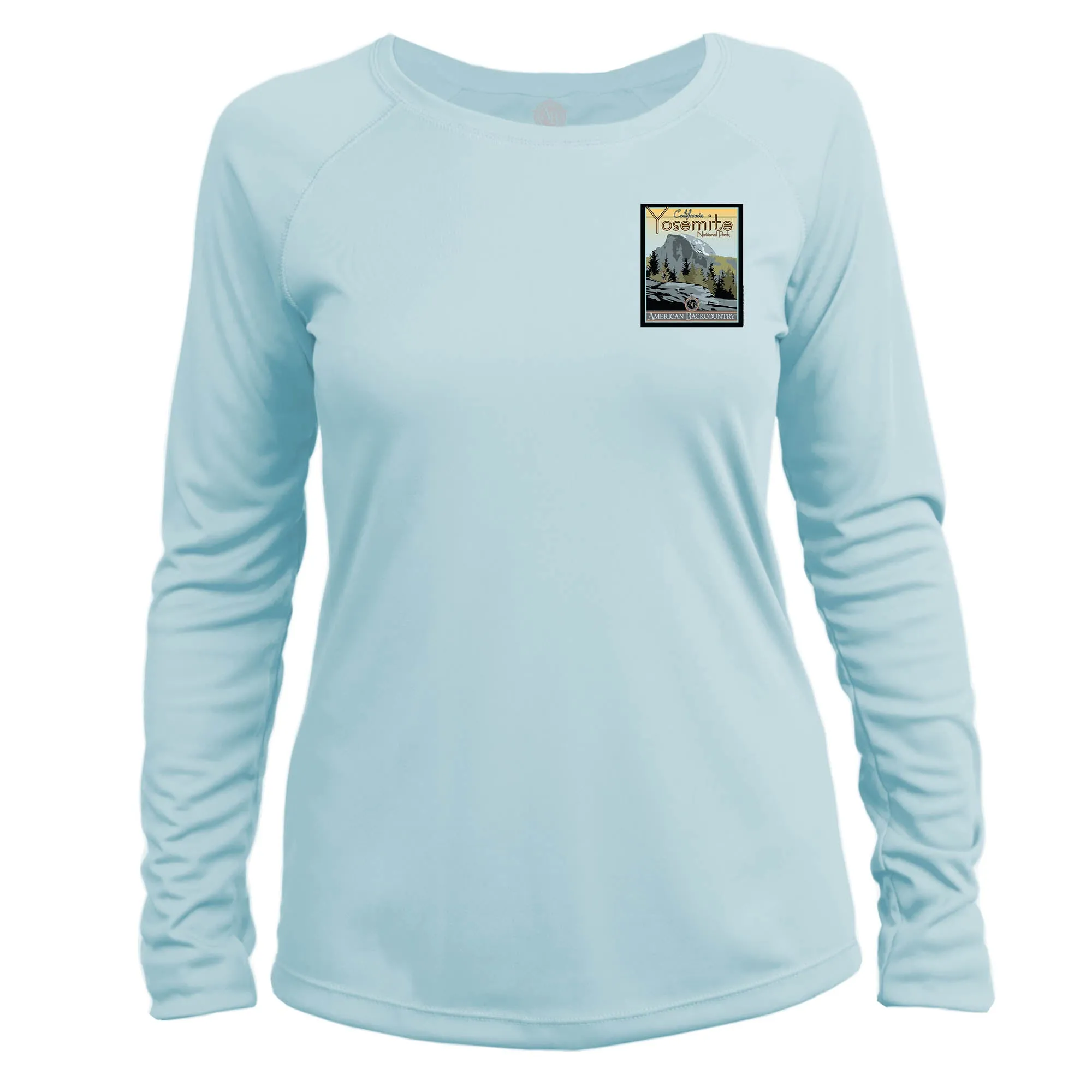 Yosemite National Park Vintage Destinations Long Sleeve Microfiber Women's T-Shirt